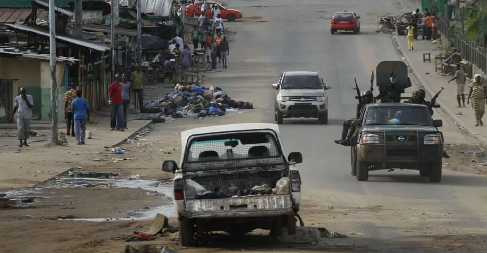 Reprise des mutineries à Abidjan et Bouaké: 1mort, une vingtaine de blessés