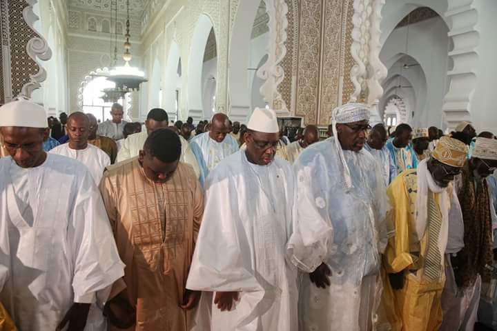 En images: Prière Korité, du chef de l’Etat à la grande mosquée de Dakar