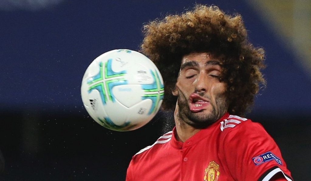 Une incroyable photo de Fellaini trollée par les internautes