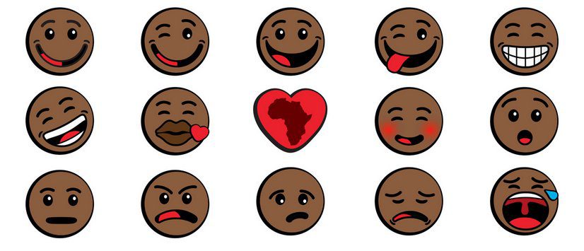 Souriez ! Les « émojis » à l’africaine sont là