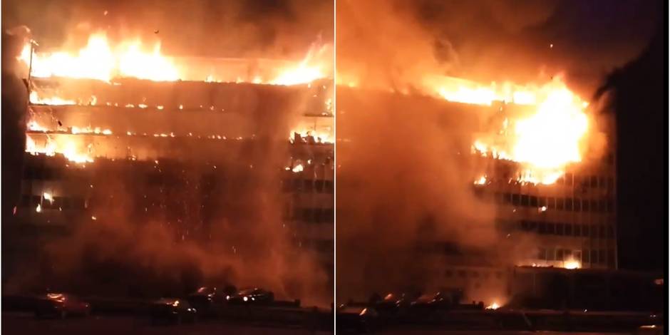 Cameroun : Un incendie à l’Assemblée nationale