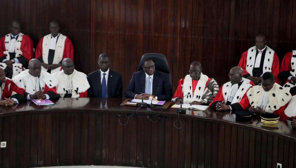 Rentrée des Cours et Tribunaux : Macky Sall se dit ouvert au dialogue pour la modernisation de la justice