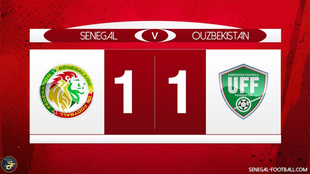 Sénégal-Ouzbékistan (1-1) : Un nul peu convaincant pour les Lions