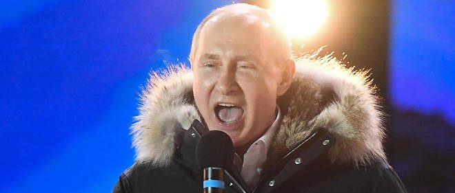 Russie : Réélu triomphalement avec plus de 70 % des voix, Poutine obtient son meilleur résultat en 18 ans de règne