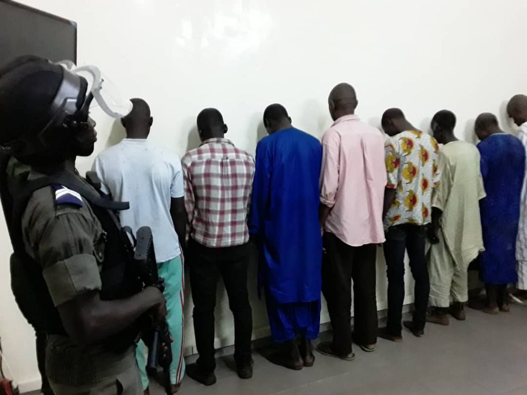Kédougou et Tambacounda : Les unités de gendarmerie ont procédé à une vague d’arrestation