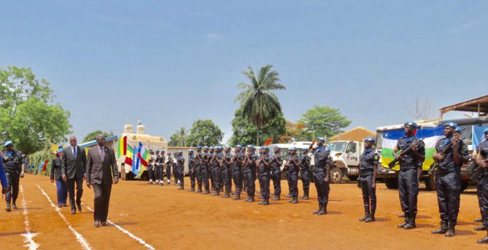 152 casques bleus sénégalais de la Minusca décorés du médaille des Nations-Unies