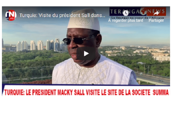 Turquie : Macky Sall visite le site de la société Summa qui intervient au Sénégal depuis 2013