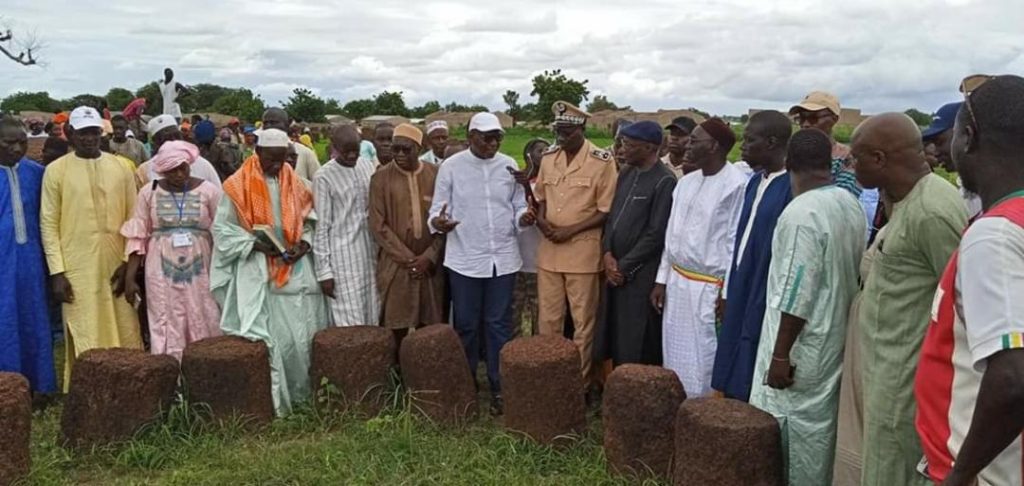 Le Ministre de la Culture Abdoulaye Diop en visite au Site Mégalithique de Sine Ngayene