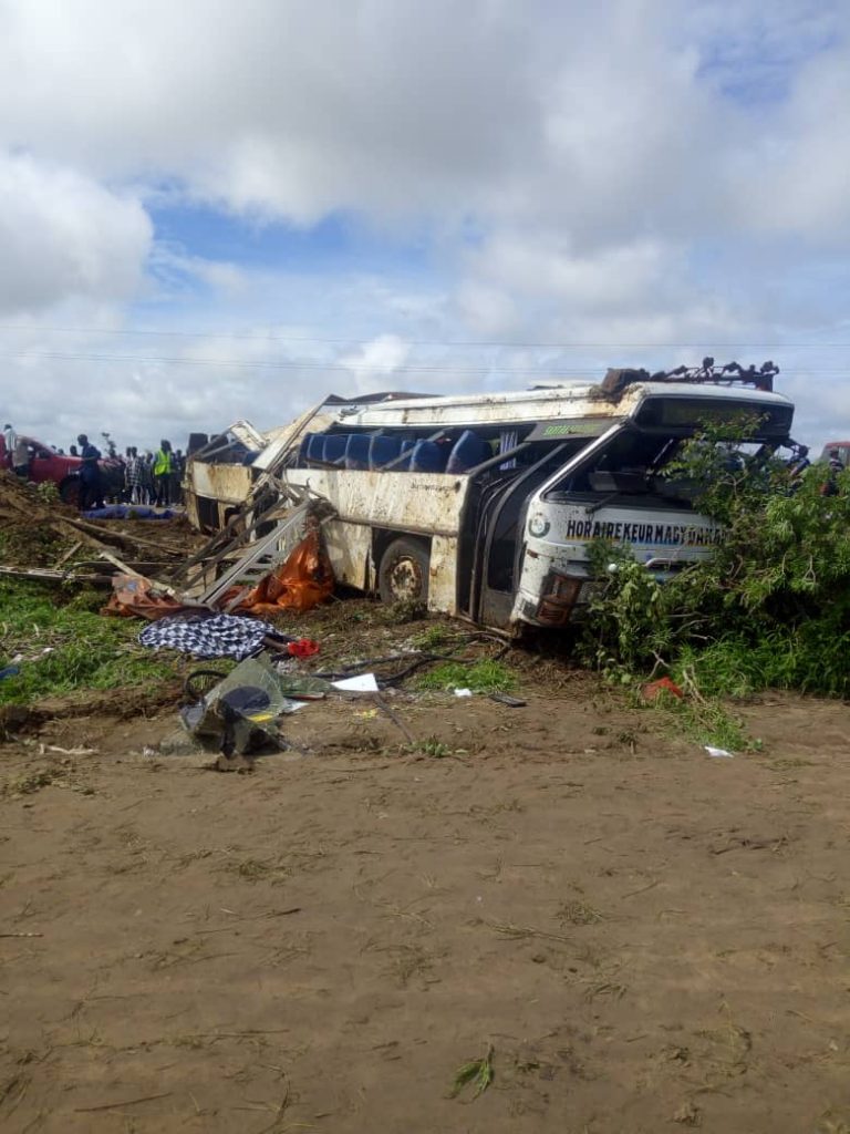Mbour : Un bus dérape, cause 5 morts et une trentaine de blessés