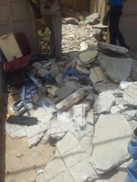 Thiès : Affaissement du bâtiment du service régional du commerce sur une dame