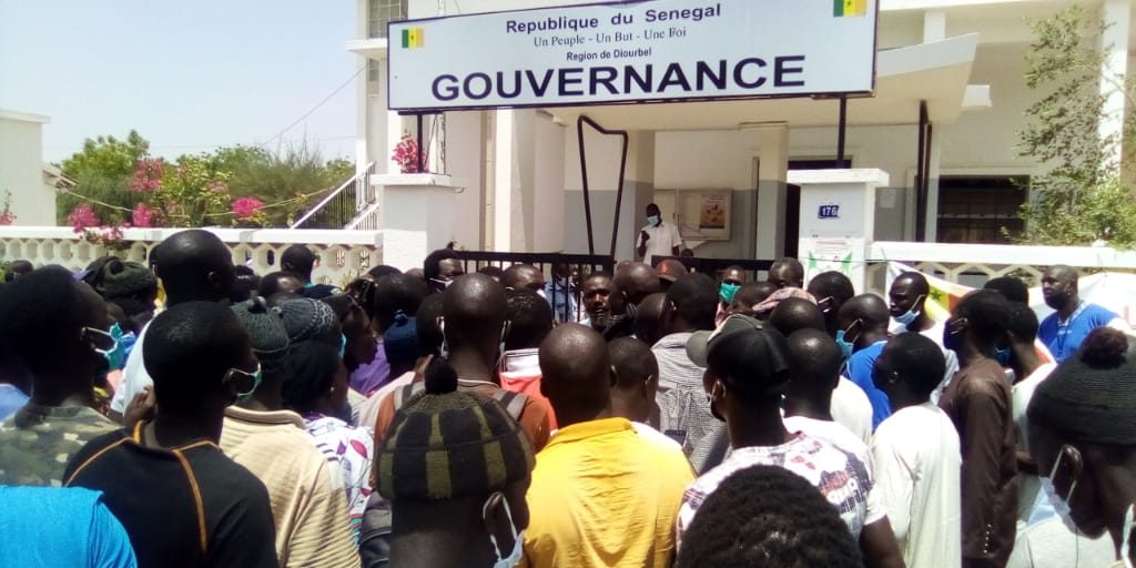 Grève du transport : Les chauffeurs de Diourbel ont marché pour exiger la reprise sans délai du transport interurbain