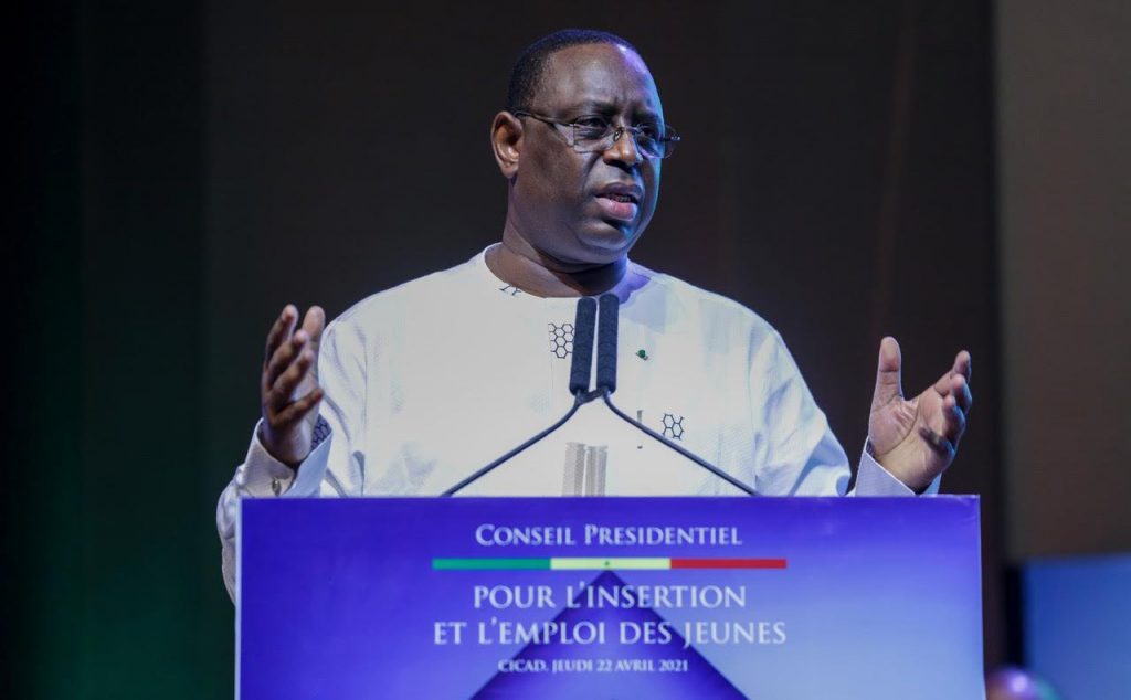 Macky Sall promet 450 milliards sur trois ans pour le plein emploi des jeunes