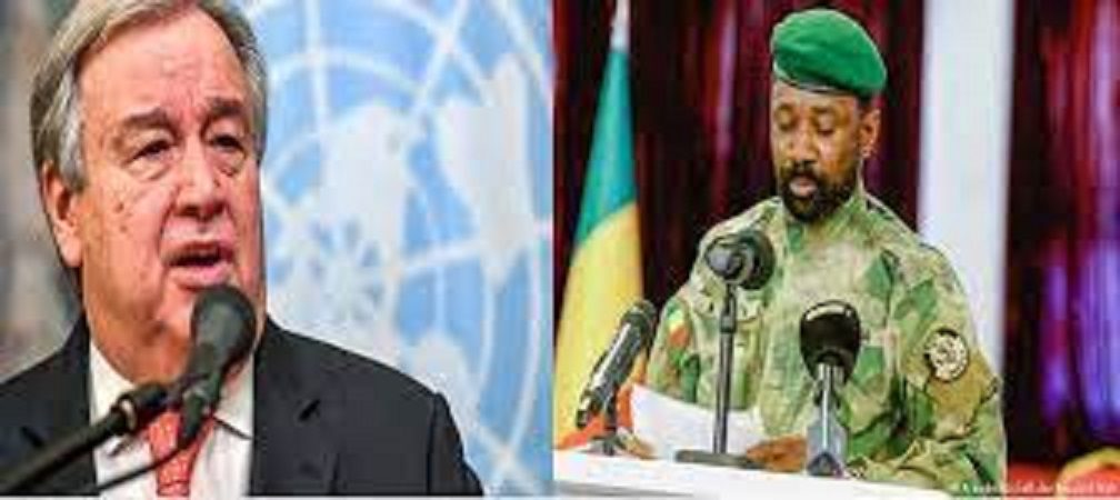 Mali : Assimi Goïta réitère à Antonio Guterres son engagement à un retour à l’ordre constitutionnel