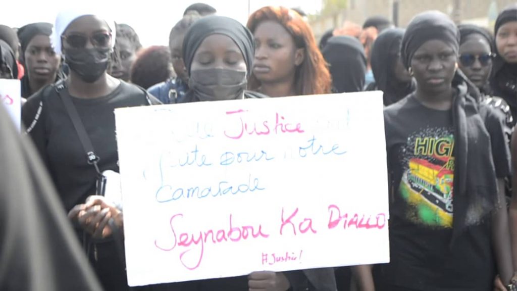 Marche à la mémoire de Seynabou Ka Diallo : Les étudiants réclament justice et plus de sécurité à L’Ugb